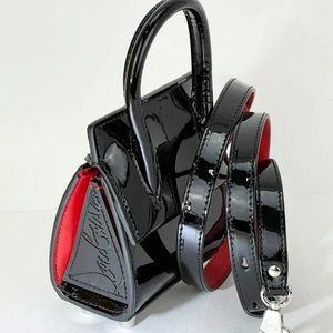 Christian Louboutin Crossbody
Paloma TH Nano Black Patient
Leather Mini Bag